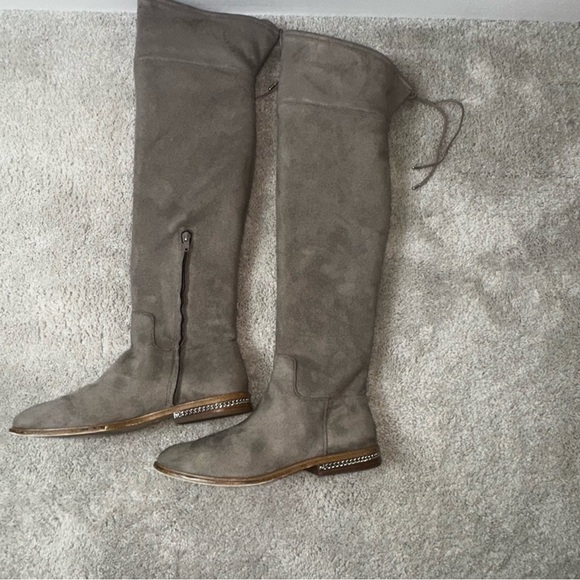 MICHAEL Michael Kors Jamie Taupe Over-the-Knee Boots - Picture 1 of 10